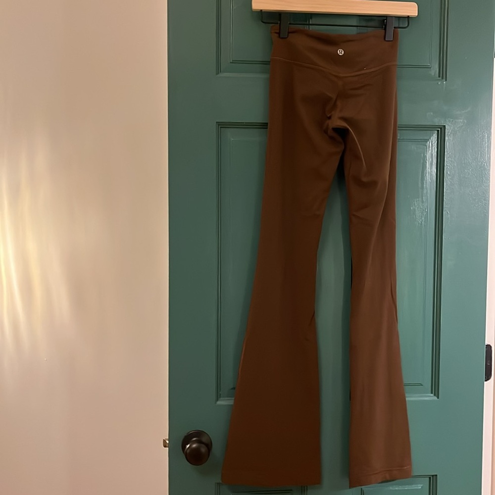 Brown Lululemon Flare Leggings - Picture 2 of 4